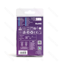 Catena luminosa a batteria 3AA con fili in rame 50 led 5mt - 6500K luce fredda,8 modalità illuminazione IP44 interno/esterno