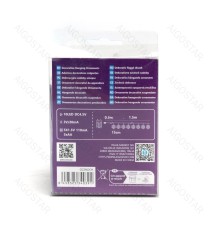 Catena luminosa a batteria 3AA con luci a fiocco di neve 10 led 1.5mt - luce calda 3000K,IP20 da interno