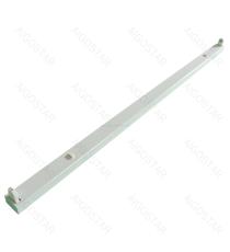 Plafoniera in acciaio per tubo LED T8 1,2mt 20W, Dimensioni: L1230xW45xH30mm, Supporto per tubo LED T8, Adattatore: G13