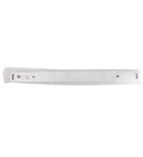Plafoniera in acciaio per tubo LED T8 0,6mt 10W,Dimensioni: L620xW45xH30mm,Supporto per tubo LED T8,Adattatore: G13,da interno