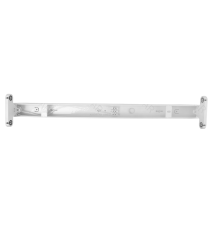 Plafoniera in acciaio per tubo LED T8 doppio 0,6mt 20W, Dimensioni: L620xW45xH30mm, Supporto per tubo LED T8, Adattatore: G13