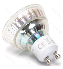 Faretto led in vetro GU10 COB 4.5W 345 lumen - 4000K luce naturale - lampadina misura D50xH53mm Equivalenza incandescente:50W Faretto led in vetro GU10 COB 4.5W 345 lumen - 4000K luce naturale - lampadina misura D50xH53mm Equivalenza incandescente:50W
