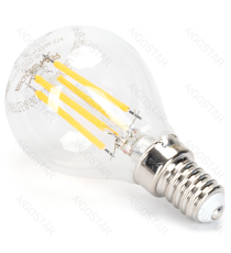 Lampadina a filamento LED dimmerabile G45 4W attacco E14 400 lumen - 6500K luce fredda D45xH82mm Equivalenza incandescente 38W Lampadina a filamento LED dimmerabile G45 4W attacco E14 400 lumen - 6500K luce fredda D45xH82mm Equivalenza incandescente 38W