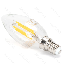 Lampadina a filamento LED dimmerabile C35 4W attacco E14 400 lumen - 6500K luce fredda D35xH99mm Equivalenza incandescente 38W Lampadina a filamento LED dimmerabile C35 4W attacco E14 400 lumen - 6500K luce fredda D35xH99mm Equivalenza incandescente 38W