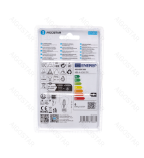Lampadina a filamento LED dimmerabile A60 6W attacco E27 600 lumen - 6500K luce fredda D60xH110mm Equivalenza incandescente 51W Lampadina a filamento LED dimmerabile A60 6W attacco E27 600 lumen - 6500K luce fredda D60xH110mm Equivalenza incandescente 51W