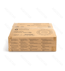 Campana industriale LED 150W 15000 lumen,4000K luce naturale,lampada a sospensione 290x78mm IP65 da interno/esterno