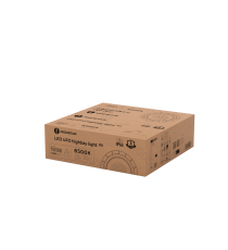 Campana industriale LED 150W 15000 lumen,6500K luce fredda ,lampada a sospensione 290x78mm IP65 da interno/esterno