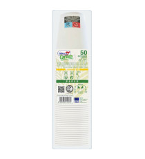 Bicchieri in carta - 100 ml - con marcatura S.U.P - Dopla - conf. 50 pezzi Bicchieri in carta - 100 ml - con marcatura S.U.P - Dopla - conf. 50 pezzi