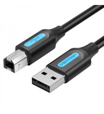 Cavo usb per stampante 1.5mt Vention COQBG USB-A 2.0 maschio a USB-B maschio fino a 480 Mbs nero, alta qualità Cavo usb per stampante 1.5mt Vention COQBG USB-A 2.0 maschio a USB-B maschio fino a 480 Mbs nero, alta qualità