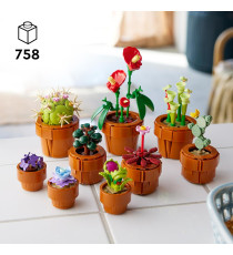 Lego Icons The Botanical Collection - Piantine - Lego 10329 Collezione Botanica con Fiori Artificiali in Vaso 758pz ANNI 18+