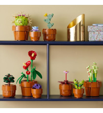 Lego Icons The Botanical Collection - Piantine - Lego 10329 Collezione Botanica con Fiori Artificiali in Vaso 758pz ANNI 18+