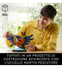 Lego Icons - Martin pescatore - Lego 10331 per gli Amanti degli Uccelli e dell'Ornitologia 834pz ANNI 18+