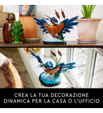 Lego Icons - Martin pescatore - Lego 10331 per gli Amanti degli Uccelli e dell'Ornitologia 834pz ANNI 18+