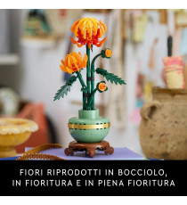 Lego Icons The Botanical Collection - Crisantemo - Lego 10368 Decorazione Floreale Artificiale 278pz ANNI 18+