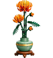 Lego Icons The Botanical Collection - Crisantemo - Lego 10368 Decorazione Floreale Artificiale 278pz ANNI 18+