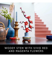 Lego Icons The Botanical Collection - Albicocco giapponese - Lego 10369 Decorazione Floreale Artificiale 327pz ANNI 18+