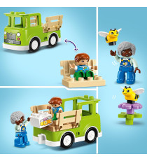 Lego Duplo - Cura di api e alveari - Lego 10419 con 2 Personaggi e Camion Giocattolo 22pz ANNI 2+
