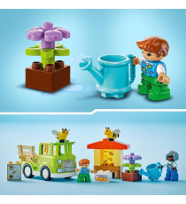Lego Duplo - Cura di api e alveari - Lego 10419 con 2 Personaggi e Camion Giocattolo 22pz ANNI 2+
