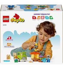 Lego Duplo - Cura di api e alveari - Lego 10419 con 2 Personaggi e Camion Giocattolo 22pz ANNI 2+