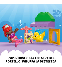 Lego Duplo - Il chiosco del caffè di Ariel e Flounder - Lego 10420 Giocattolo della Sirenetta 22pz ANNI 2+