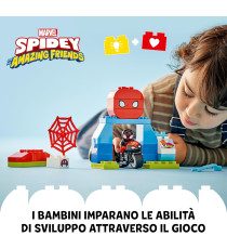 Lego Duplo - L’avventura in moto di Spin - Lego 10424 Playset Basato sulla Serie TV Spidey 24pz ANNI 2+