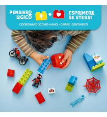 Lego Duplo - L’avventura in moto di Spin - Lego 10424 Playset Basato sulla Serie TV Spidey 24pz ANNI 2+