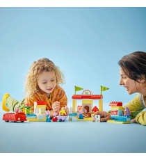 Lego Duplo - Il supermercato di Peppa Pig - Lego 10434 con Macchina Giocattolo e Negozio 70pz ANNI 2+