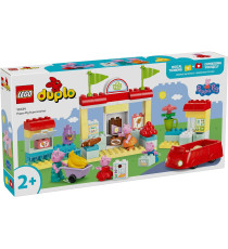 Lego Duplo - Il supermercato di Peppa Pig - Lego 10434 con Macchina Giocattolo e Negozio 70pz ANNI 2+