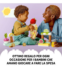 Lego Duplo - Mercato biologico - Lego 10983 Set Creativo con Cibo per Imparare i Numeri Anni 1.5+ 40pz