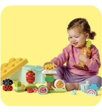 Lego Duplo - Giardino biologico - Lego 10984 con Coccinella, Ape, Frutta e Verdura Anni 1.5+ 43pz