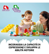 Lego Duplo - Giardino biologico - Lego 10984 con Coccinella, Ape, Frutta e Verdura Anni 1.5+ 43pz