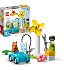 Lego Duplo - Turbina eolica e auto elettrica - Lego 10985 Anni 2+ 16pz