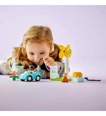 Lego Duplo - Turbina eolica e auto elettrica - Lego 10985 Anni 2+ 16pz
