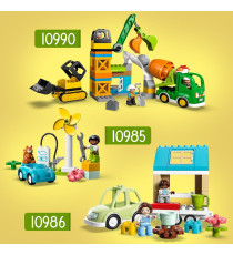 Lego Duplo - Turbina eolica e auto elettrica - Lego 10985 Anni 2+ 16pz