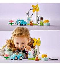 Lego Duplo - Turbina eolica e auto elettrica - Lego 10985 Anni 2+ 16pz