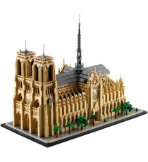 Lego Architecture - Notre-Dame de Paris - Lego 21061 Modello della cattedrale di Notre-Dame ricco di dettagli Anni 18+ 4383pz