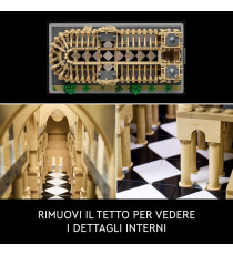 Lego Architecture - Notre-Dame de Paris - Lego 21061 Modello della cattedrale di Notre-Dame ricco di dettagli Anni 18+ 4383pz