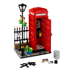 Lego Ideas - Cabina telefonica rossa di Londra - Lego 21347 Esclusivo Anni 18+ 1460pz