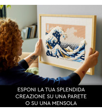 Lego Art - Hokusai - La Grande Onda - Lego 31208 stile Quadri Giapponesi Anni 18+ 18010pz