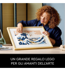 Lego Art - Hokusai - La Grande Onda - Lego 31208 stile Quadri Giapponesi Anni 18+ 18010pz