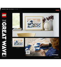 Lego Art - Hokusai - La Grande Onda - Lego 31208 stile Quadri Giapponesi Anni 18+ 18010pz