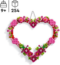 Lego The Botanical Collection - Cuore ornamentale - Lego 40638 Accessorio da Muro Anni 9+ 254pz