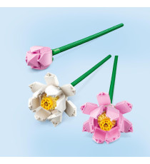 Lego The Botanical Collection - Fiori di loto - Lego 40647 Bouquet di Fiori Artificiali Anni 8+ 220pz