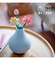Lego The Botanical Collection - Fiori di loto - Lego 40647 Bouquet di Fiori Artificiali Anni 8+ 220pz