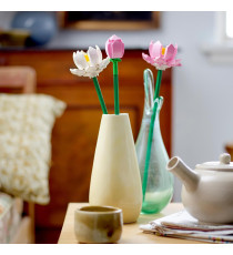 Lego The Botanical Collection - Fiori di loto - Lego 40647 Bouquet di Fiori Artificiali Anni 8+ 220pz