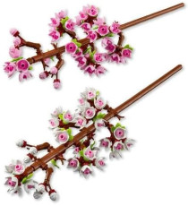 Lego The Botanical Collection - Fiori di ciliegio - Lego 40725 Bouquet di Fiori Artificiali Anni 8+ 430pz