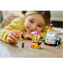 Lego Friends - Il furgone dei gelati - Lego 41715 -RARO- con Mini Bamboline di Andrea e Roxy e cane Anni 4+ 84pz