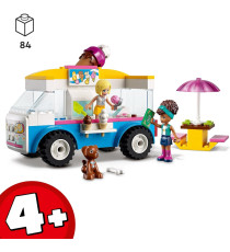 Lego Friends - Il furgone dei gelati - Lego 41715 -RARO- con Mini Bamboline di Andrea e Roxy e cane Anni 4+ 84pz