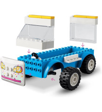 Lego Friends - Il furgone dei gelati - Lego 41715 -RARO- con Mini Bamboline di Andrea e Roxy e cane Anni 4+ 84pz