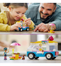 Lego Friends - Il furgone dei gelati - Lego 41715 -RARO- con Mini Bamboline di Andrea e Roxy e cane Anni 4+ 84pz